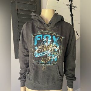 Fox Racing hoodie.